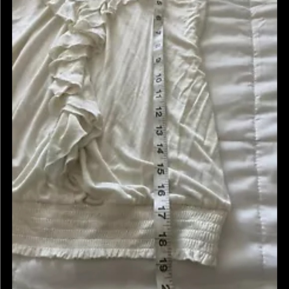 Forever 21 Women's Cream Ruffle Dress - Picture 2 of 7